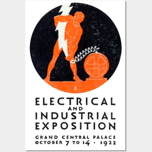 1922 Electrical Industrial Exposition Posters and Art